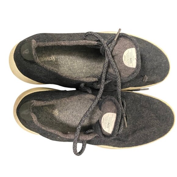 Allbirds Mens Wool Runners WRM11 Black Lace-Up Sneakers With Minor Wear - Picture 7 of 16